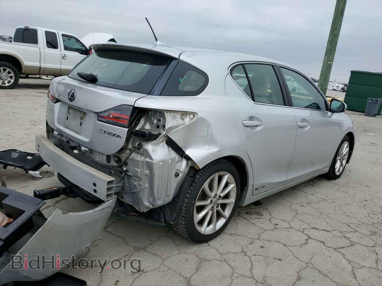 2012 LEXUS CT 200 - VIN: JTHKD5BH6C2114556 - Фото 3