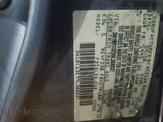2009 NISSAN VERSA - VIN: 3N1BC13E99L388037 - Фото 10
