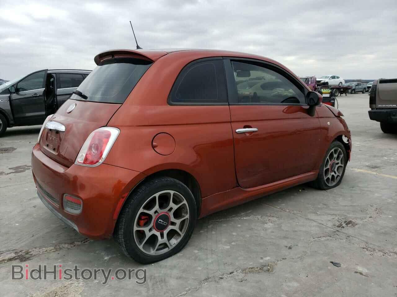 2012 FIAT 500 - VIN: 3C3CFFBR0CT358236 - Фото 3
