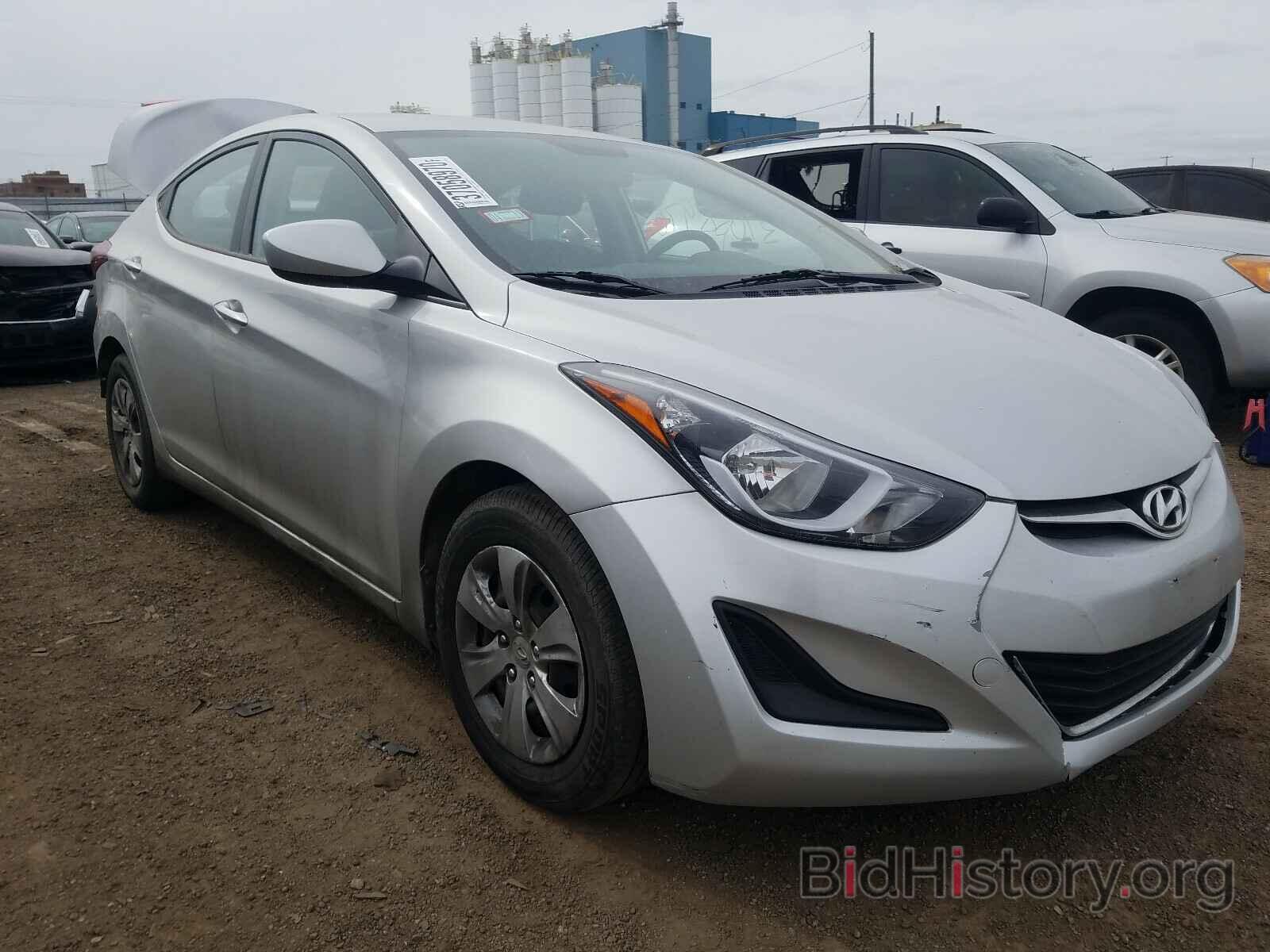 Photo KMHDH4AEXGU588502 - HYUNDAI ELANTRA 2016