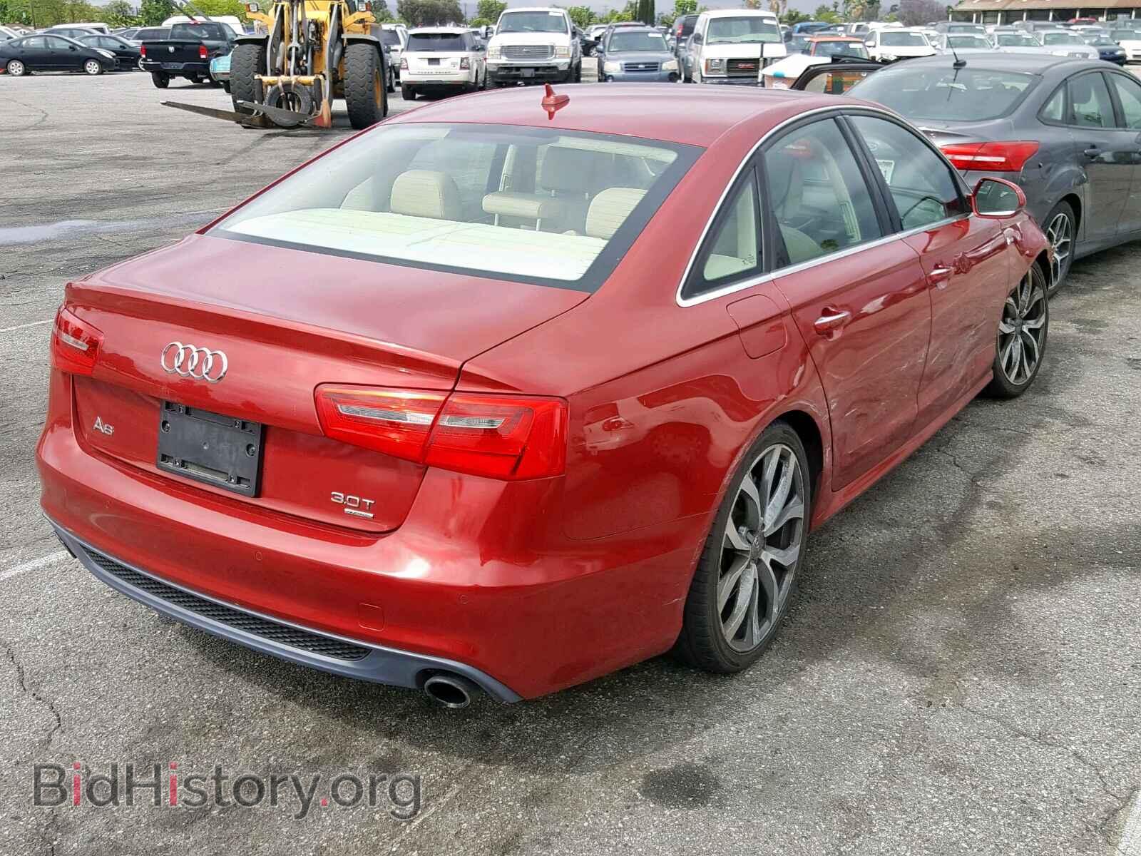 2012 AUDI A6 - VIN: WAUJGAFC0CN048643 - Фото 4