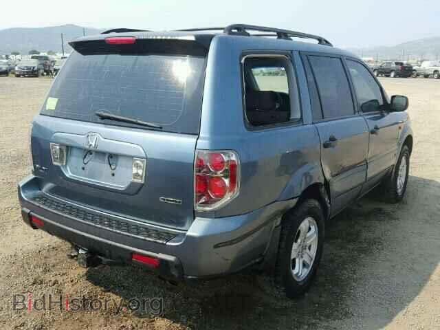 2006 HONDA PILOT - VIN: 2HKYF18176H553843 - Фото 4