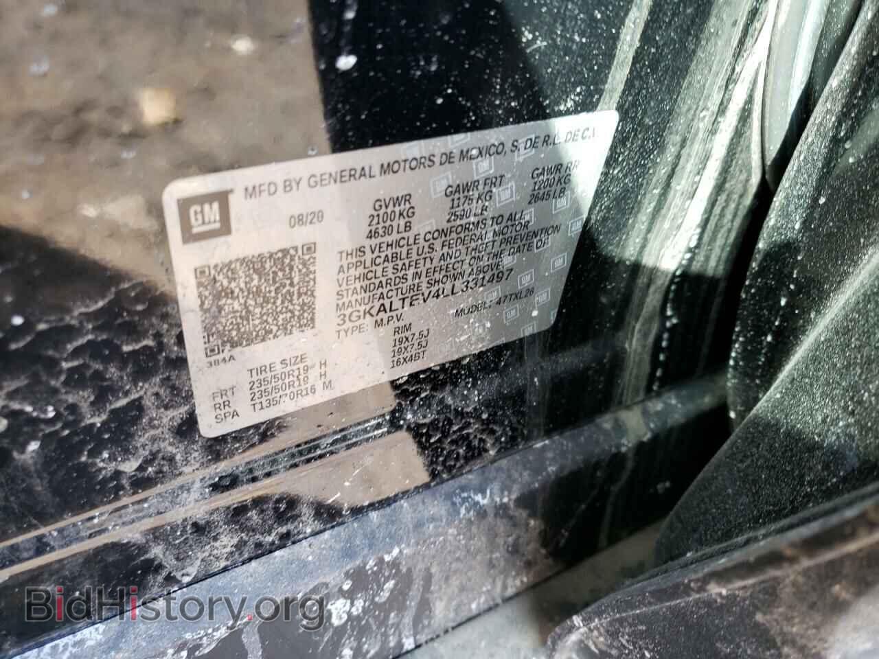 2020 GMC TERRAIN - VIN: 3GKALTEV4LL331497 - Фото 10