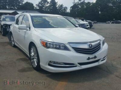 2014 Acura RLX RLX Tech, белый — VIN JH4KC1F59EC006540, Copart