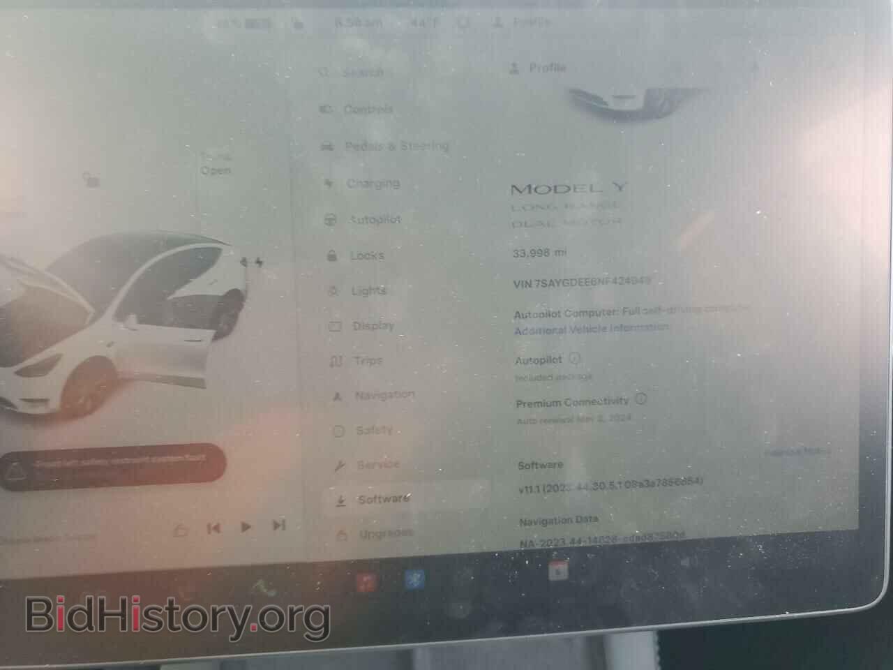 2022 TESLA MODEL Y - VIN: 7SAYGDEE6NF424949 - Фото 9