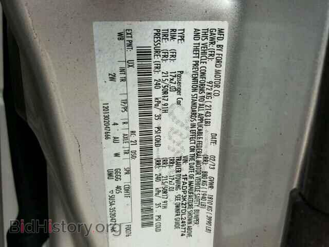 2013 FORD FOCUS - VIN: 1FADP3K27DL249774 - Фото 10