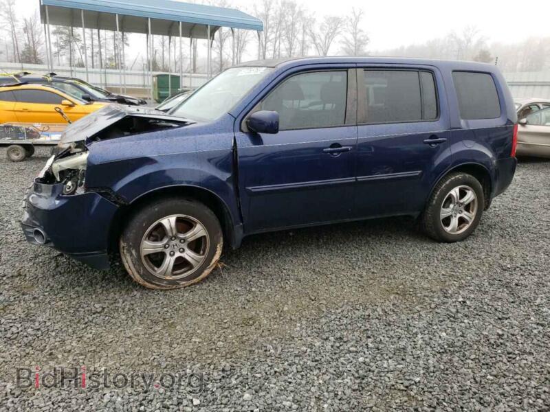 2014 Honda PILOT Pilot EXL (VIN 5FNYF3H62EB022053) — фото 1 из 13, Copart, повреждение: передняя часть