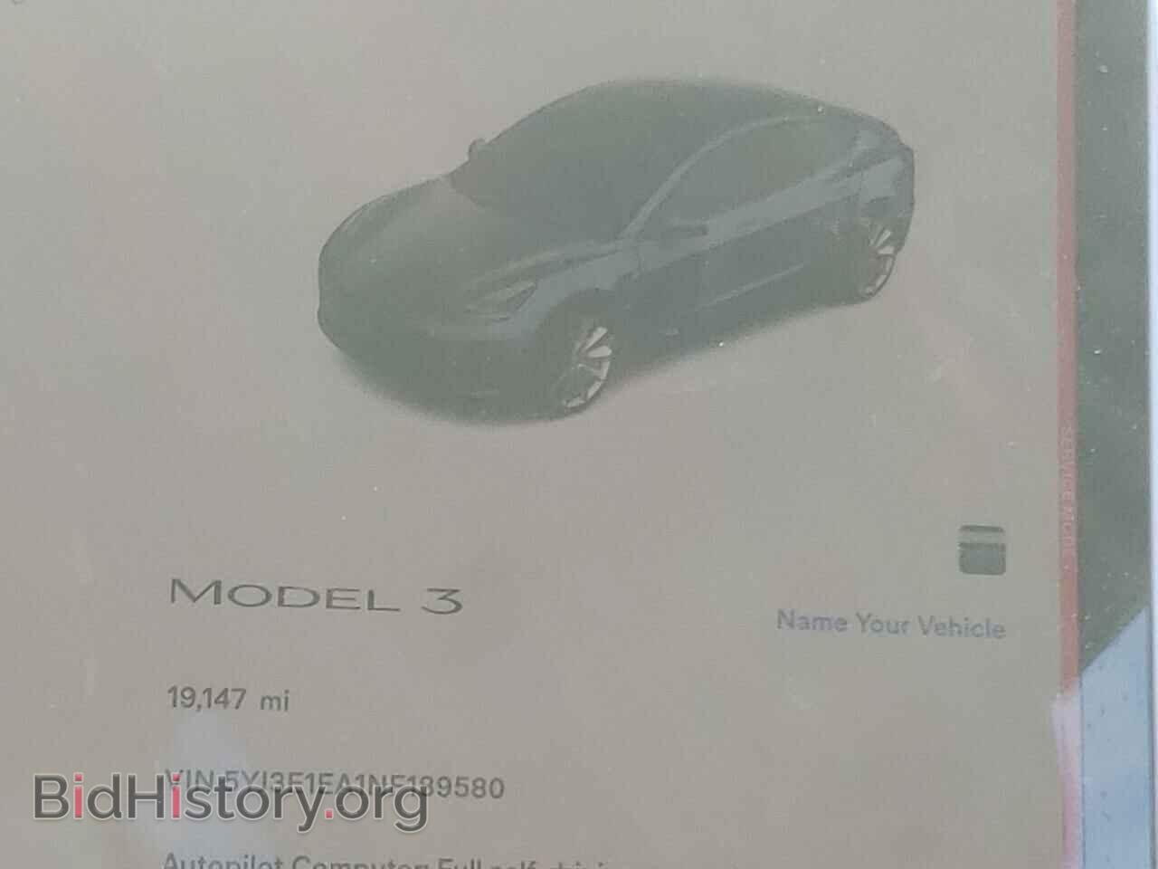 2022 TESLA MODEL 3 - VIN: 5YJ3E1EA1NF189580 - Фото 9