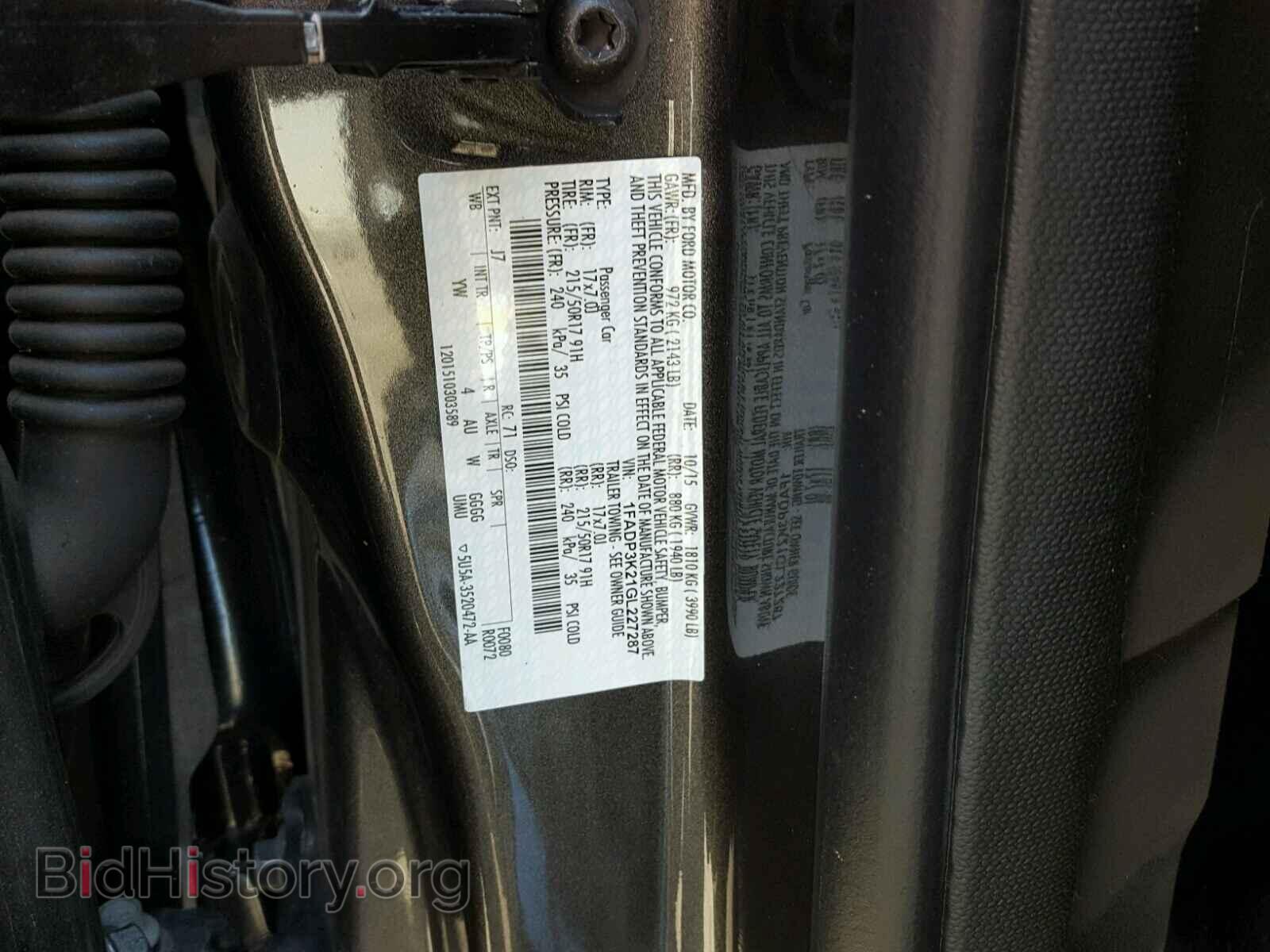 2016 FORD FOCUS - VIN: 1FADP3K21GL227287 - Photo 10
