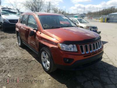 2012 Jeep COMPASS Compass LA, оранжевый — VIN 1C4NJDEB3CD588770, Copart