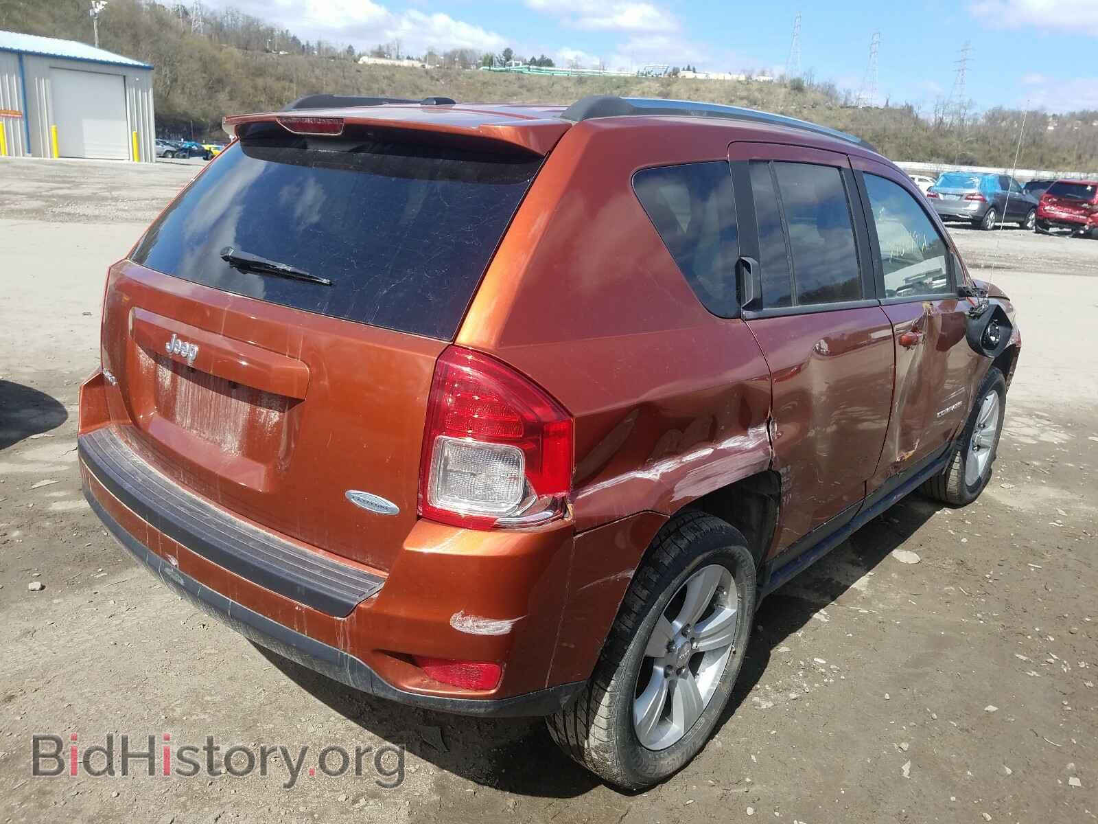 2012 JEEP COMPASS - VIN: 1C4NJDEB3CD588770 - Фото 4