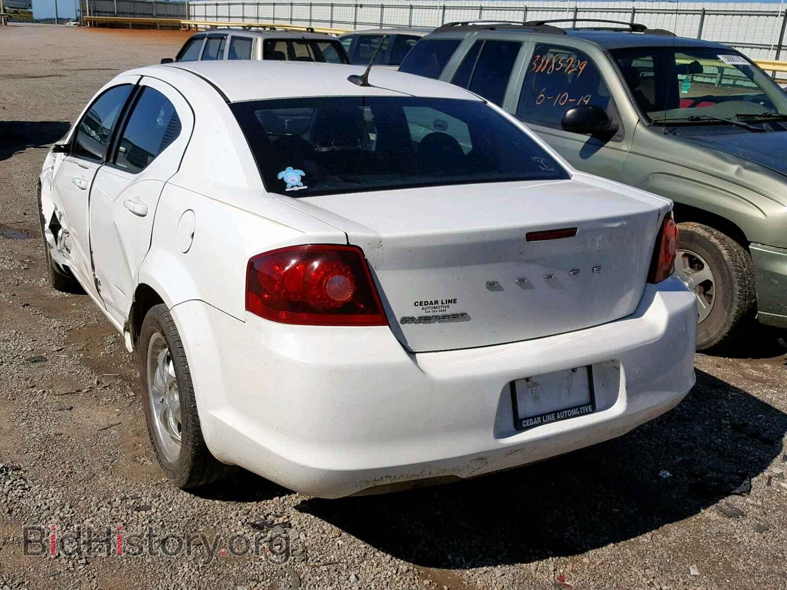 2014 DODGE AVENGER - VIN: 1C3CDZAB2EN217859 - Фото 3