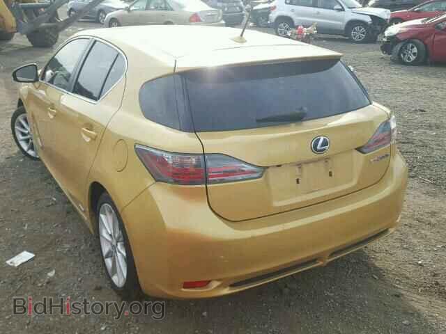2011 LEXUS CT 200 - VIN: JTHKD5BH6B2014052 - Фото 3