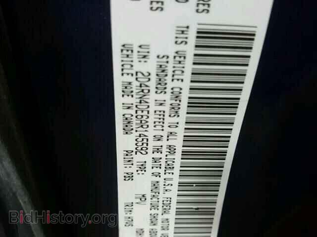 2010 DODGE CARAVAN - VIN: 2D4RN4DE6AR145592 - Фото 10