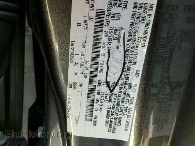 2012 FORD FOCUS - VIN: 1FAHP3K24CL409822 - Фото 10