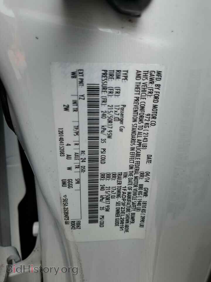 2014 FORD FOCUS - VIN: 1FADP3F23EL298191 - Photo 12