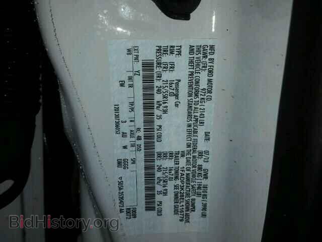 2014 FORD FOCUS - VIN: 1FADP3K28EL116779 - Фото 10