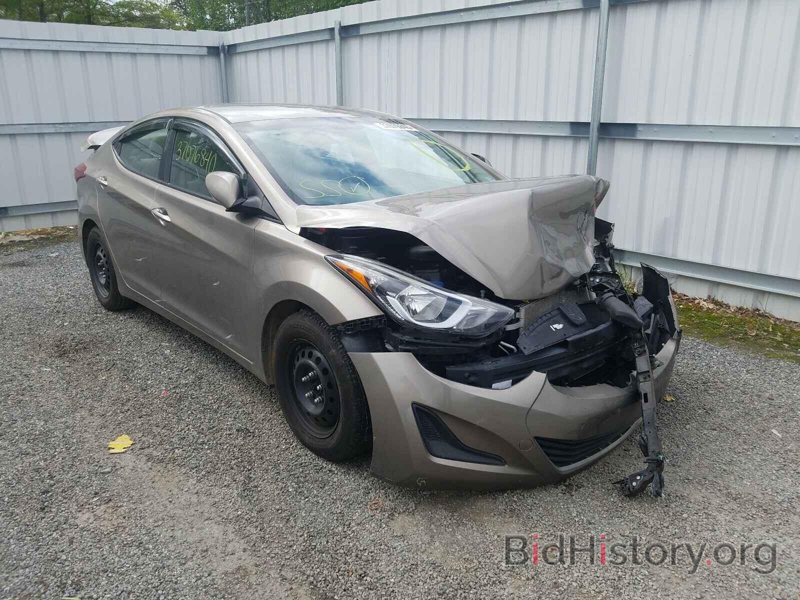 Фотография 5NPDH4AE0GH751480 - HYUNDAI ELANTRA 2016