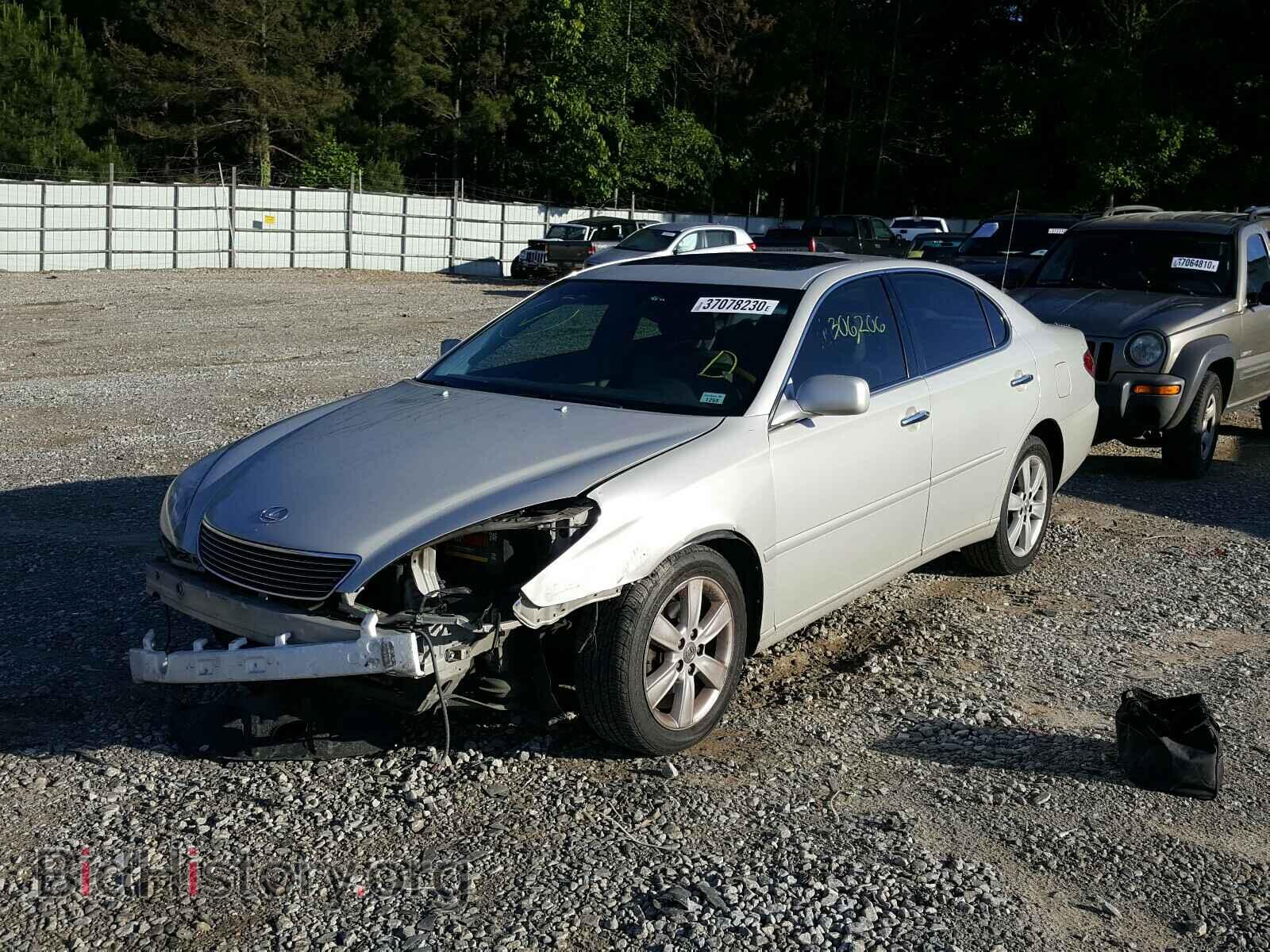 2005 LEXUS ES330 - VIN: JTHBA30G355130089 - Фото 2