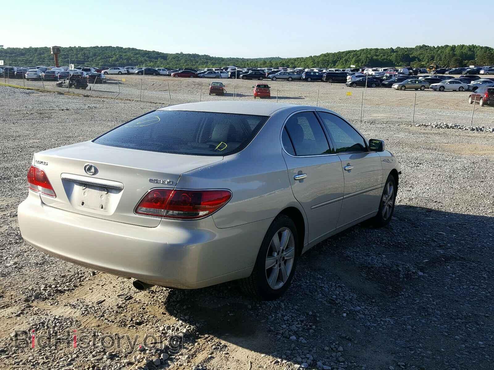 2005 LEXUS ES330 - VIN: JTHBA30G355130089 - Фото 4