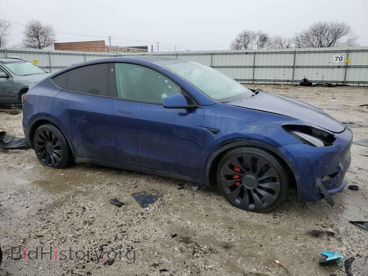 2022 TESLA MODEL Y - VIN: 7SAYGDEF2NF452787 - Фото 4