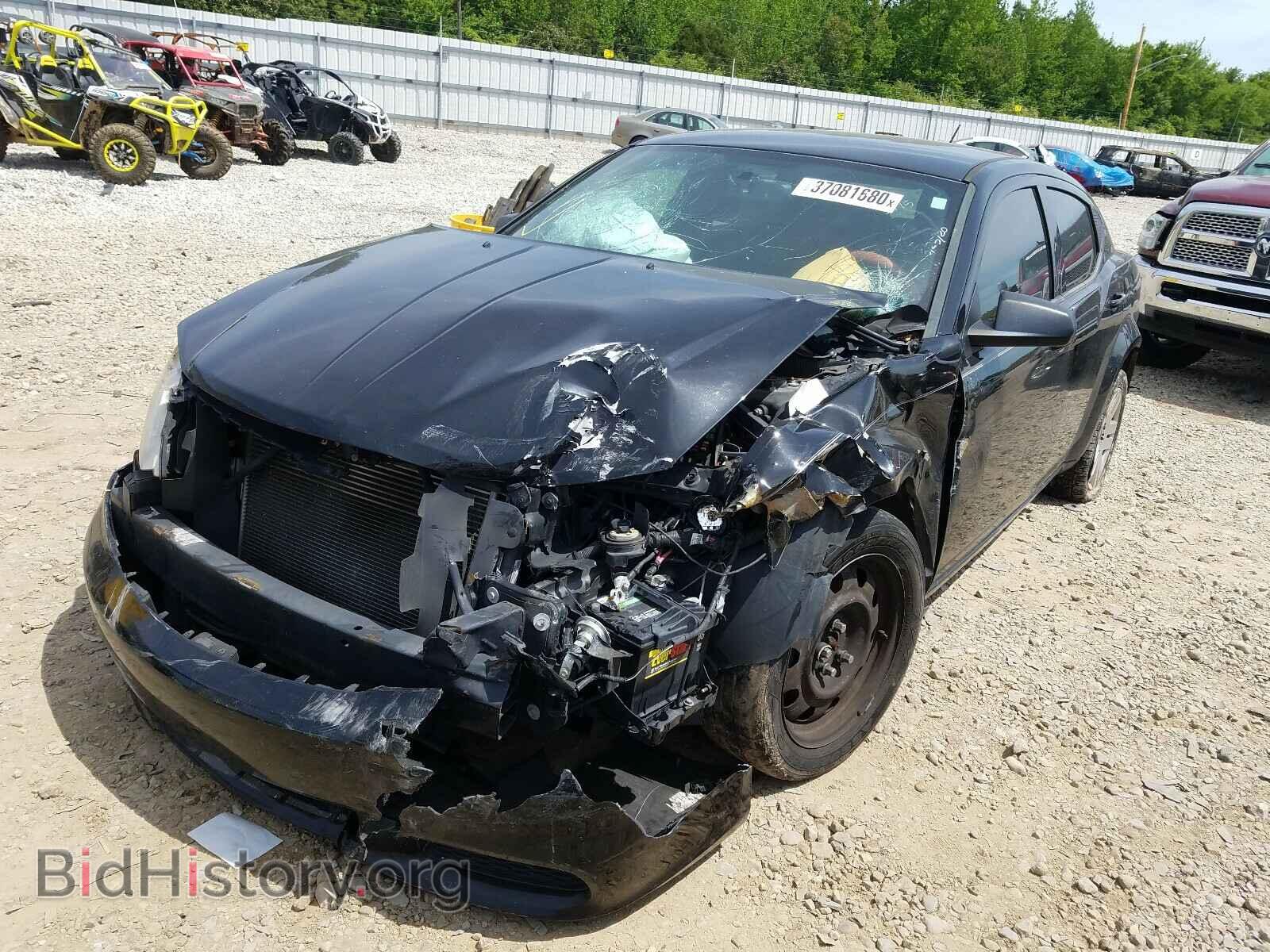 2013 DODGE AVENGER - VIN: 1C3CDZAB8DN653775 - Фото 2