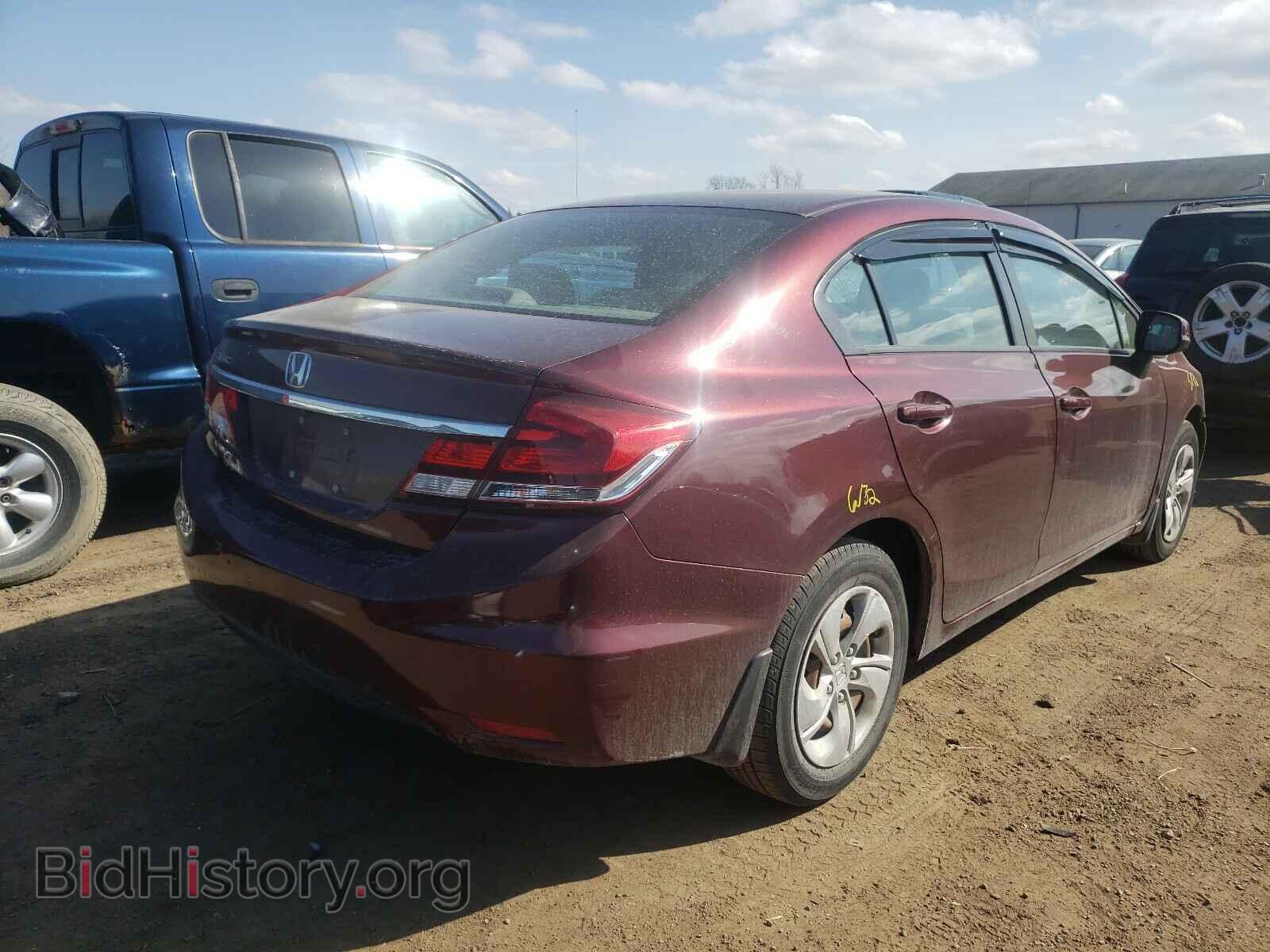 2013 HONDA CIVIC - VIN: 19XFB2F52DE091501 - Фото 4