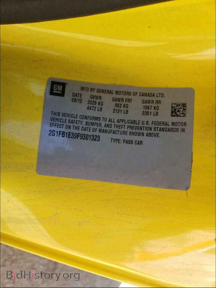 2015 CHEVROLET CAMARO - VIN: 2G1FB1E39F9301323 - Фото 10