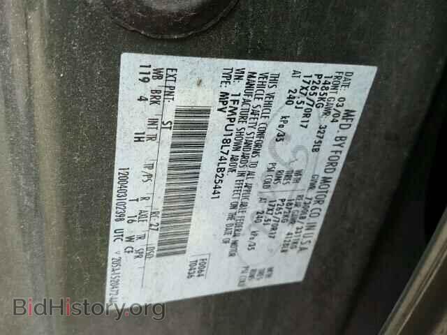 2004 FORD EXPEDITION - VIN: 1FMPU18L74LB25441 - Фото 10