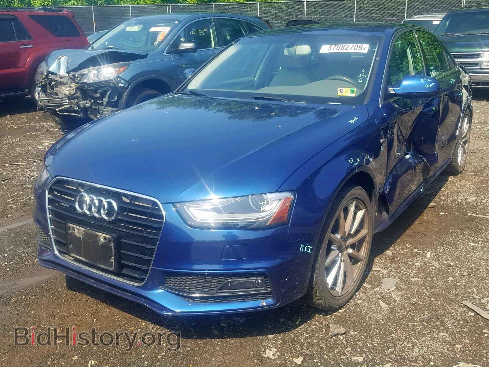 2014 AUDI A4 - VIN: WAUFFAFL3EN041696 - Photo 2