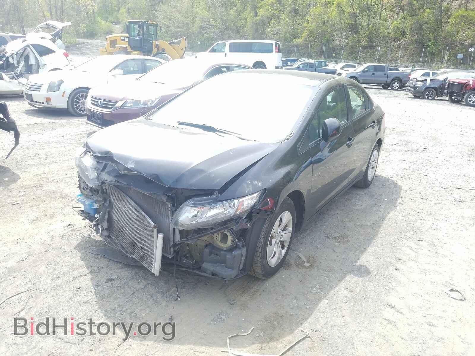 2013 HONDA CIVIC - VIN: 2HGFB2F57DH571135 - Фото 2