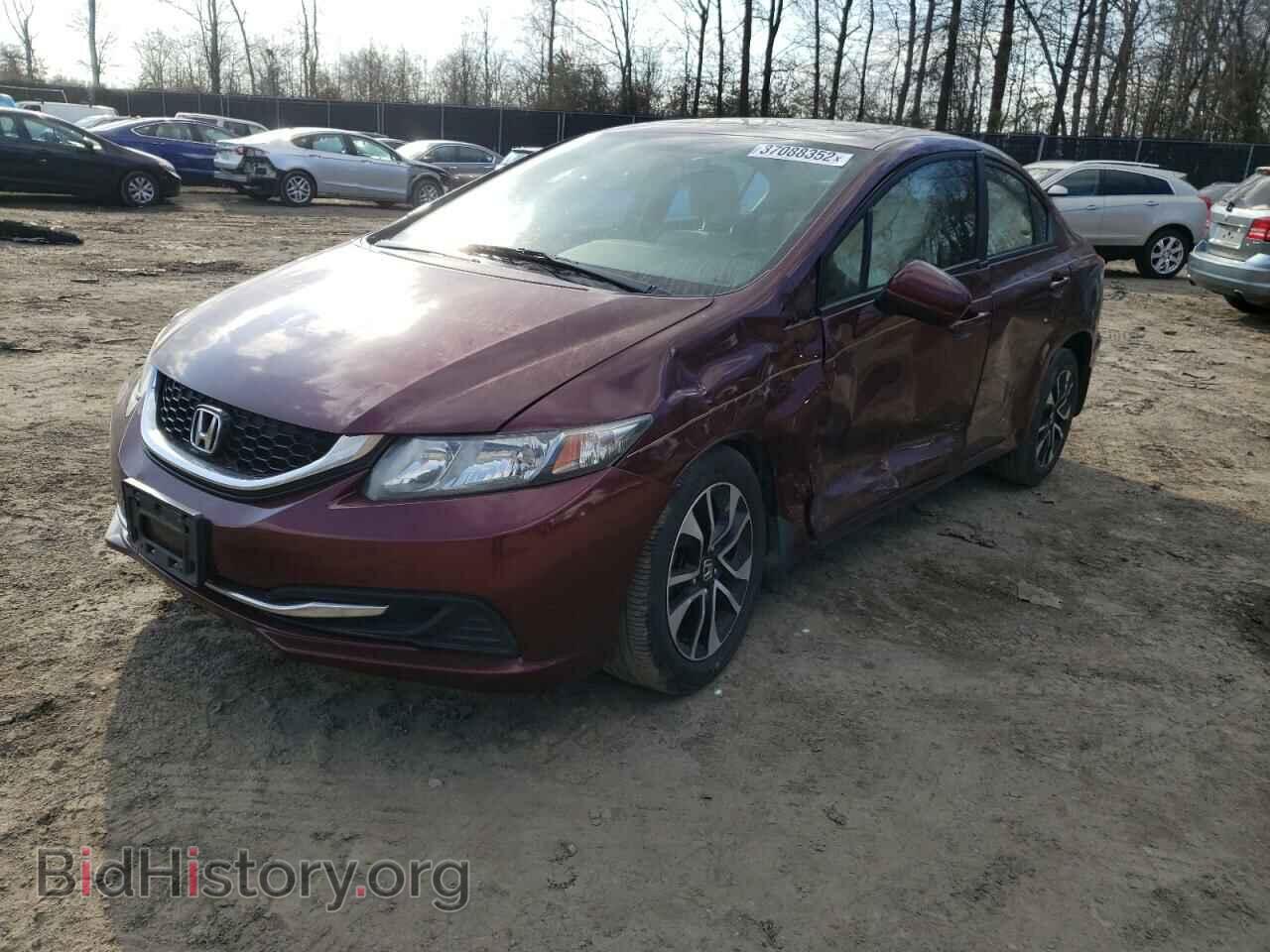 2014 HONDA CIVIC - VIN: 2HGFB2F82EH557347 - Фото 2