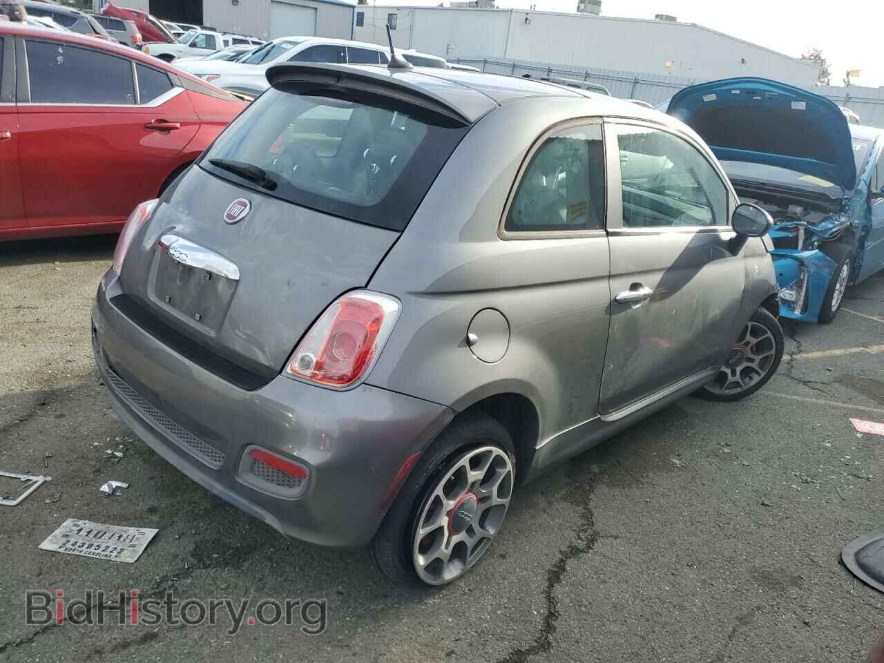 2012 FIAT 500 - VIN: 3C3CFFBR2CT214087 - Фото 3