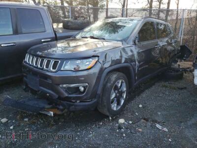2020 Jeep COMPASS Limited, серый — VIN 3C4NJDCB5LT155867, Copart