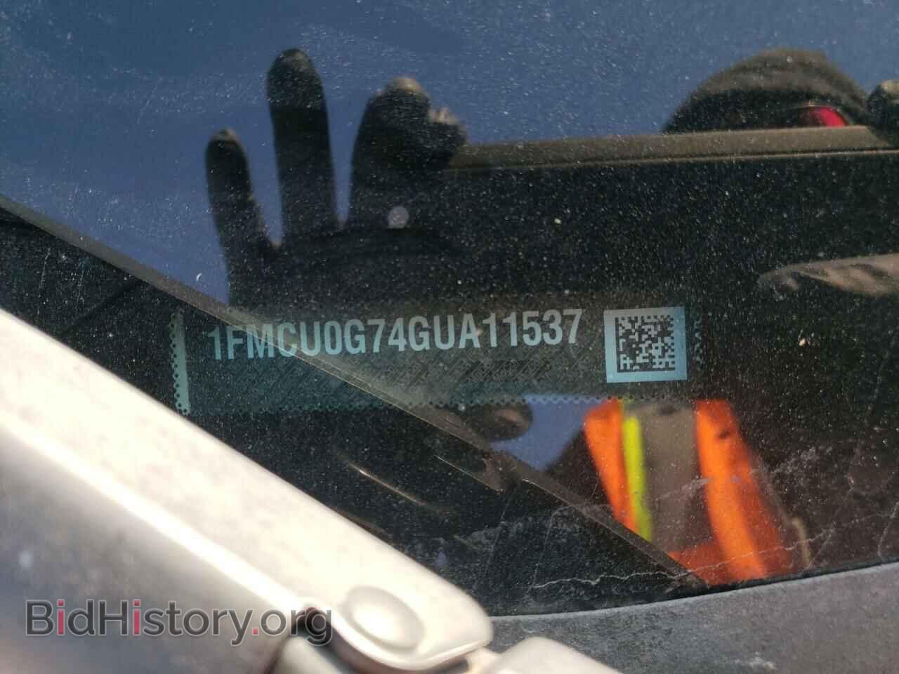 2016 FORD ESCAPE - VIN: 1FMCU0G74GUA11537 - Фото 9