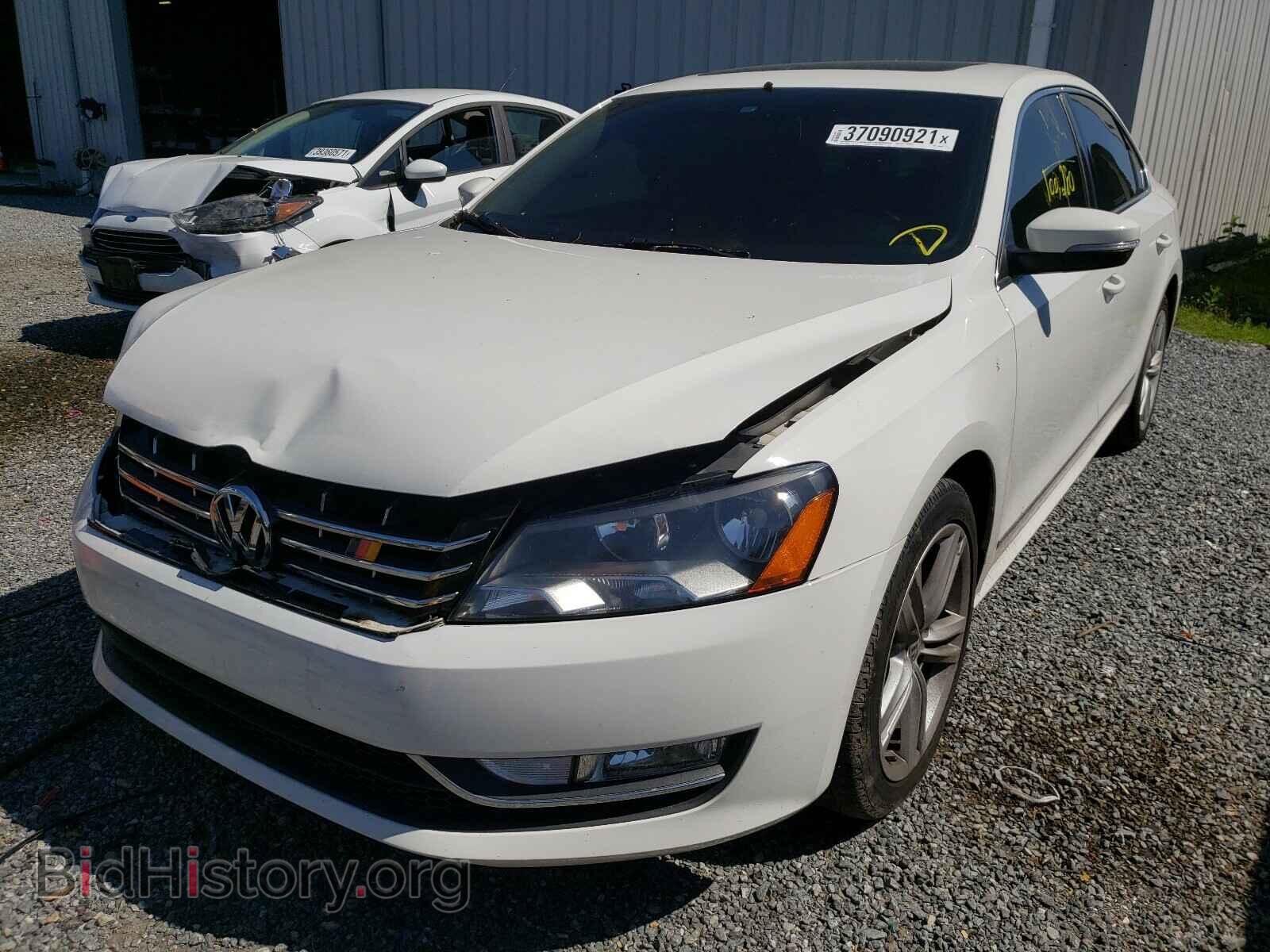 2013 VOLKSWAGEN PASSAT - VIN: 1VWCN7A34DC088679 - Фото 2