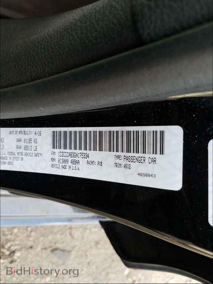 2016 CHRYSLER 200 - VIN: 1C3CCCAB3GN175334 - Photo 10