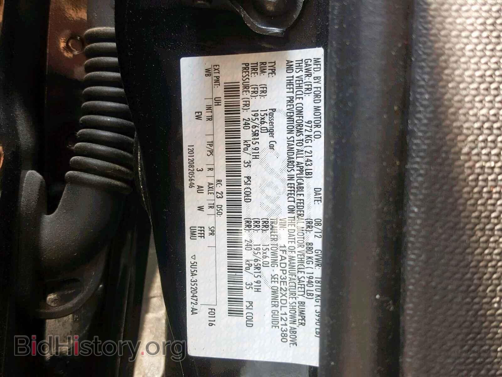2013 FORD FOCUS - VIN: 1FADP3E2XDL121380 - Photo 10