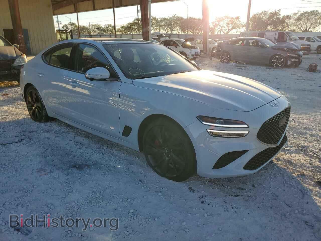 2022 GENESIS G70 BASE - VIN: KMTG54TE1NU096494 - Фото 4
