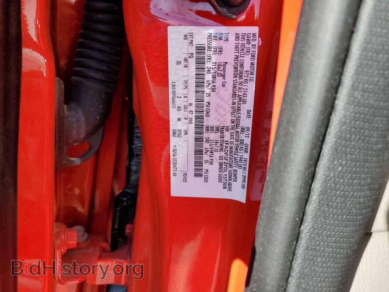 2013 FORD FOCUS - VIN: 1FADP3F27DL137308 - Фото 13