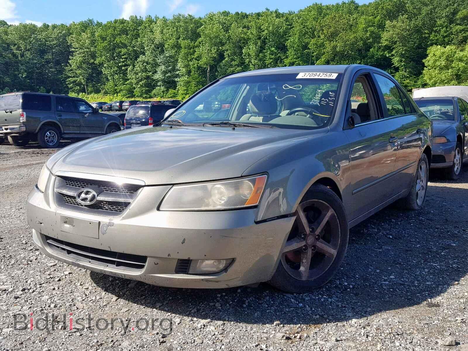 2007 HYUNDAI SONATA - VIN: 5NPEU46F17H197111 - Фото 2