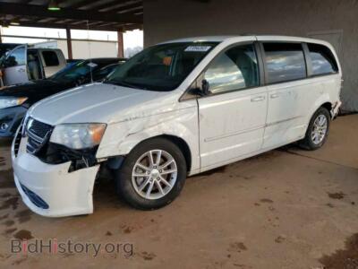 2013 Dodge CARAVAN Grand Cara, белый — VIN 2C4RDGCG2DR637626, Copart