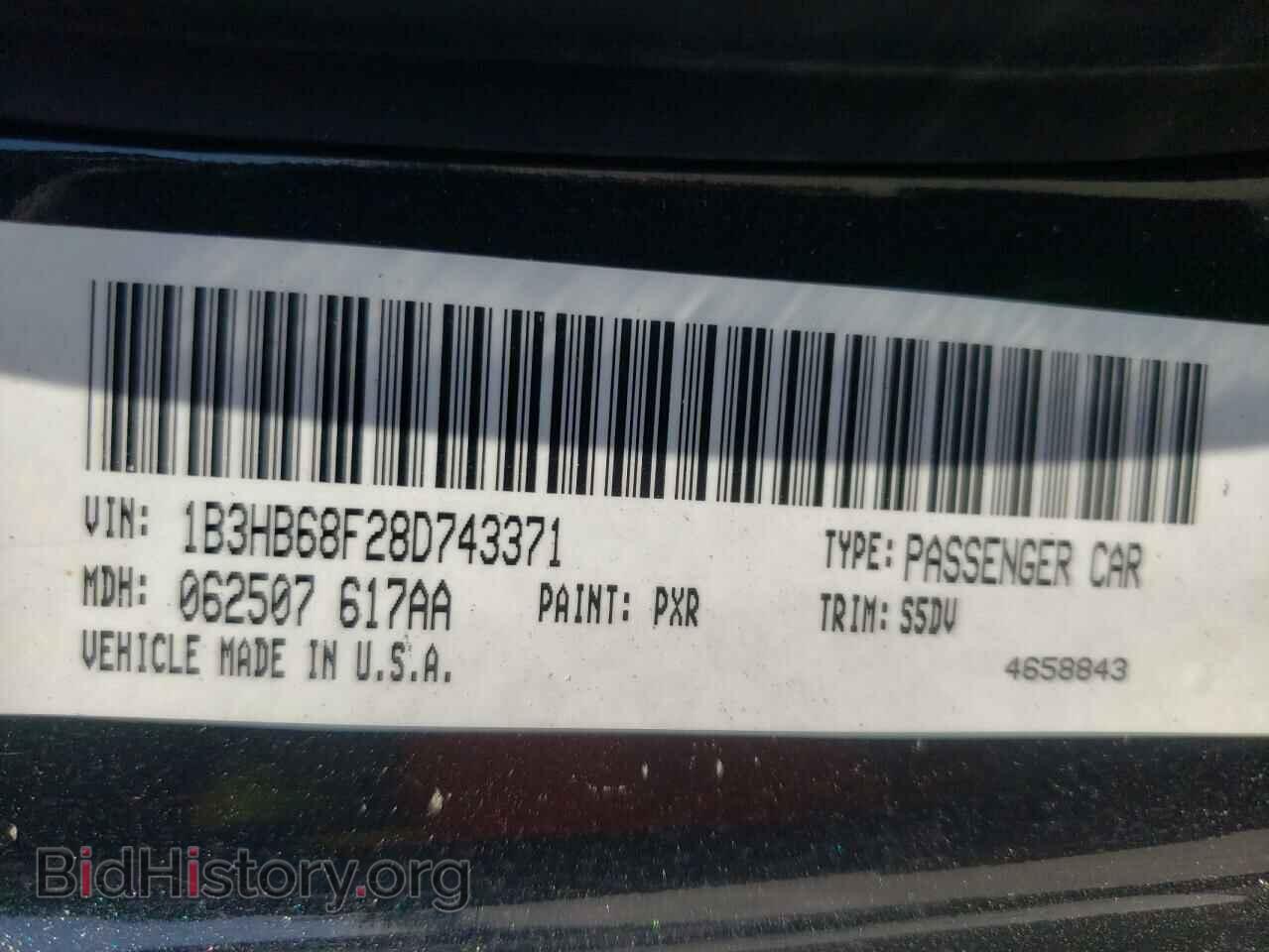 2008 DODGE CALIBER - VIN: 1B3HB68F28D743371 - Фото 10