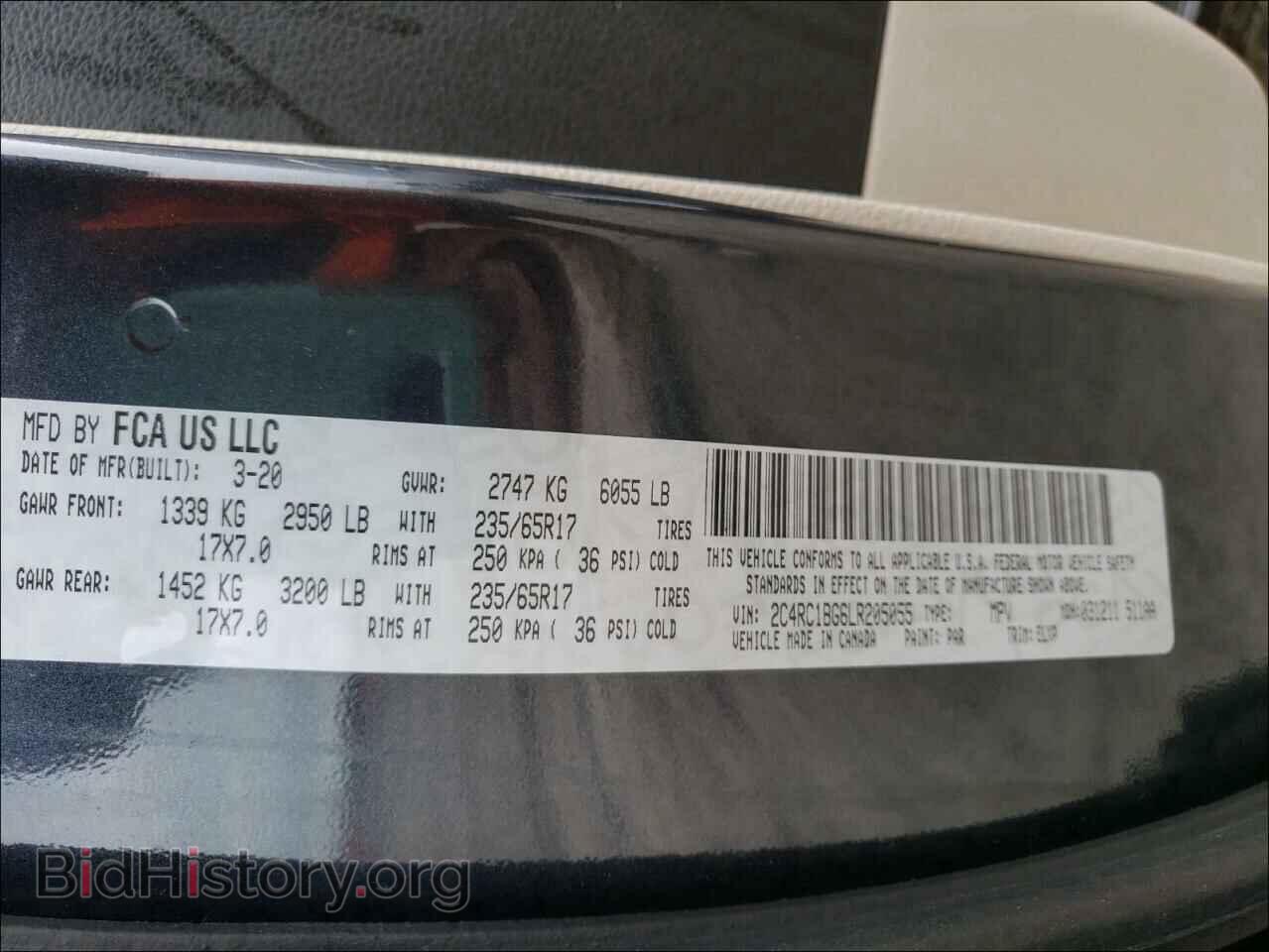 2020 CHRYSLER PACIFICA - VIN: 2C4RC1BG6LR205055 - Photo 10