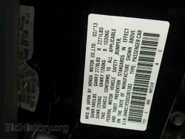 2014 ACURA RLX - VIN: JH4KC1F55EC001383 - Фото 10