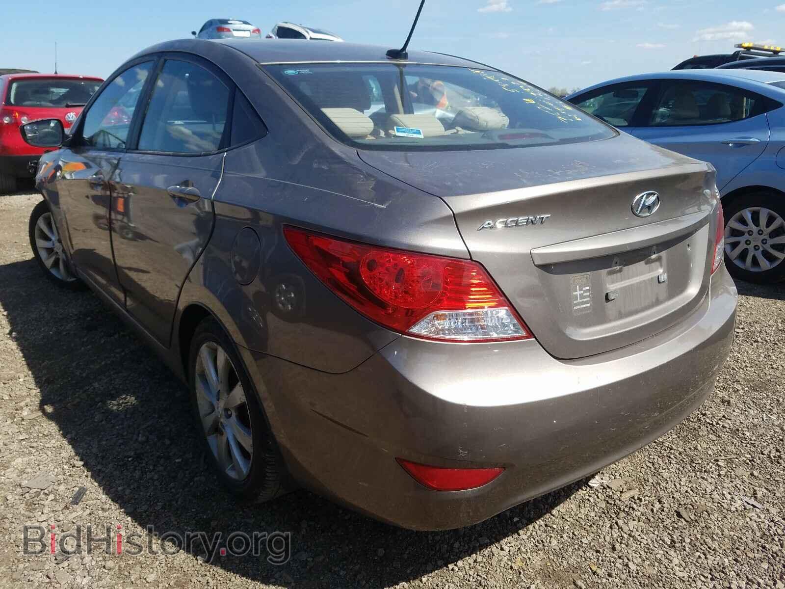 2013 HYUNDAI ACCENT - VIN: KMHCU4AE1DU310820 - Фото 3