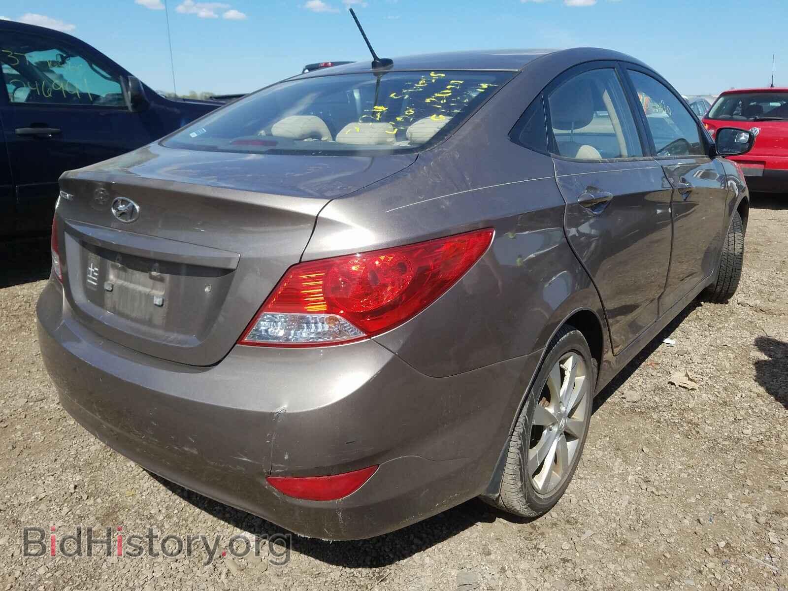 2013 HYUNDAI ACCENT - VIN: KMHCU4AE1DU310820 - Фото 4