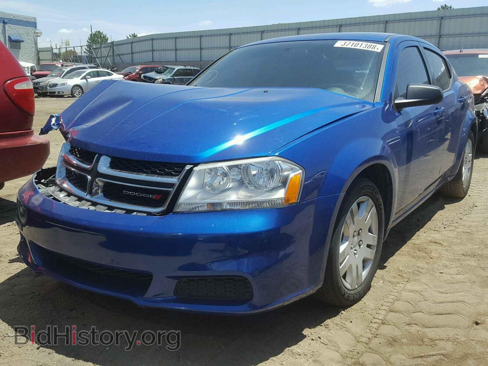 2014 DODGE AVENGER - VIN: 1C3CDZAB2EN201192 - Фото 2