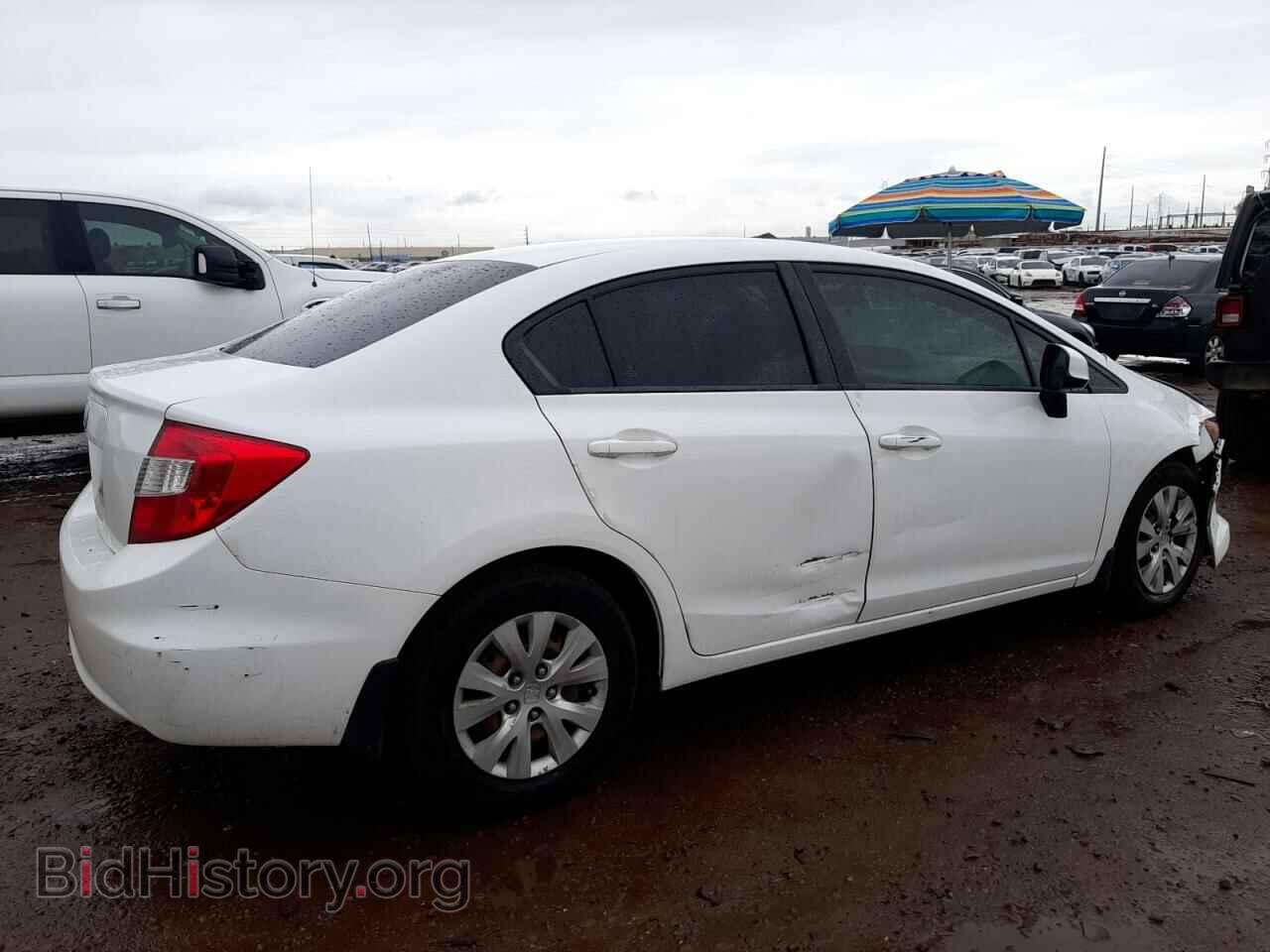 2012 HONDA CIVIC - VIN: 2HGFB2F51CH325633 - Фото 3