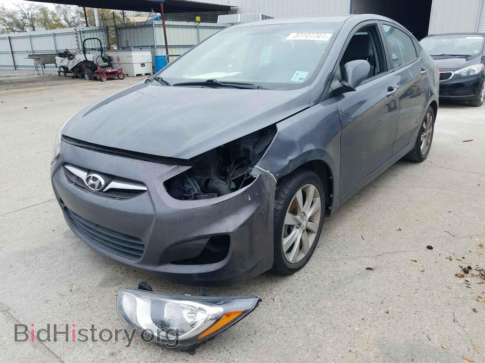 2012 HYUNDAI ACCENT - VIN: KMHCU4AE7CU224376 - Фото 2